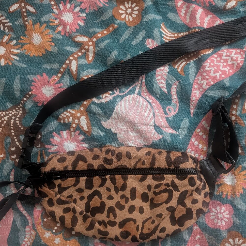 Amiee Kestenberg leopard fanny pack